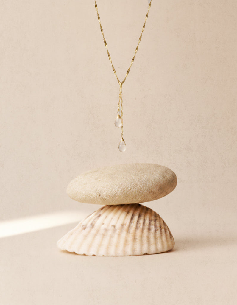 Dewdrop Lariat Necklace