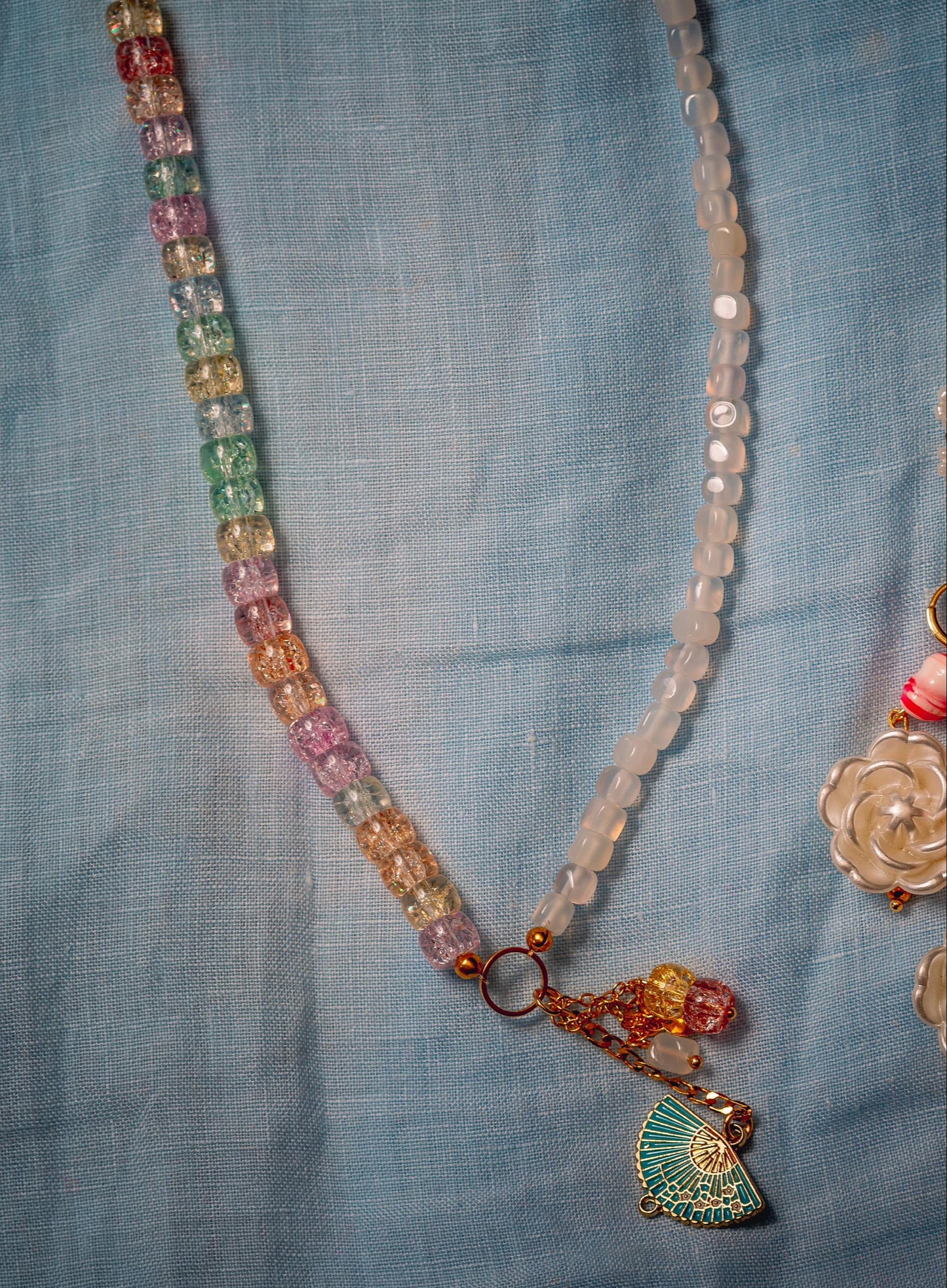 Rainbow Glow Larait Necklace