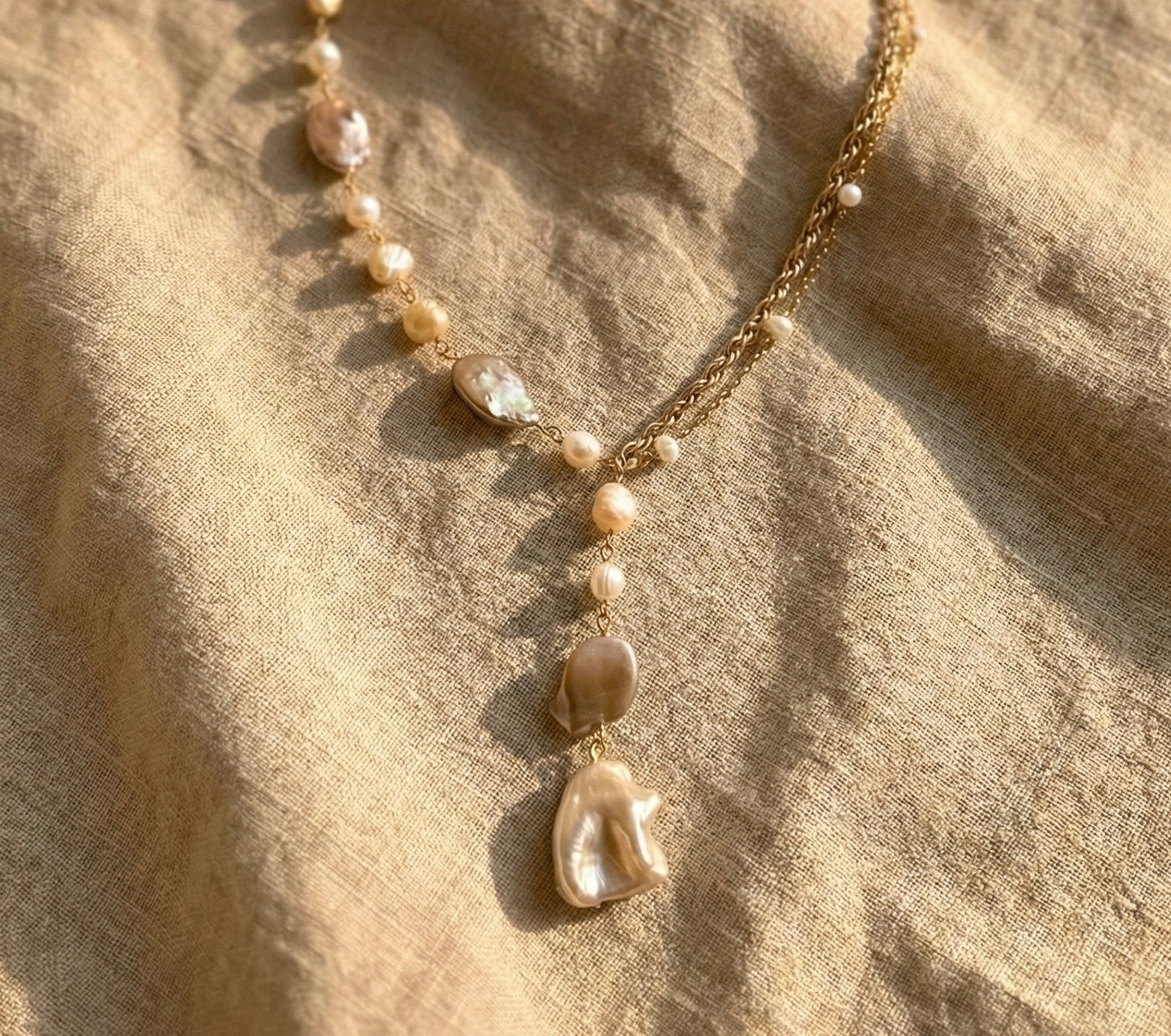 Desert Muse Short Lariat Necklace