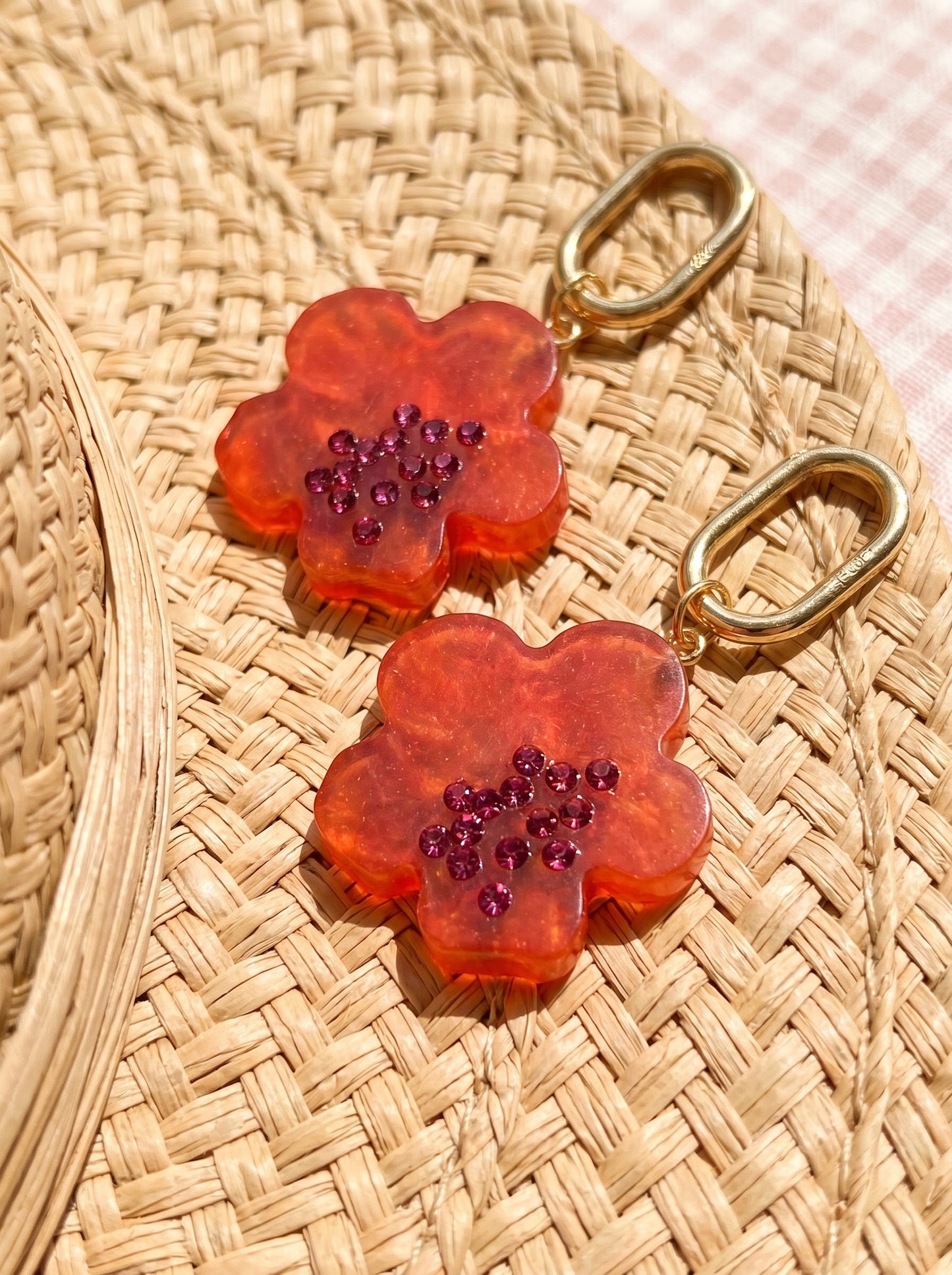 Hibiscus Bloom Earrings