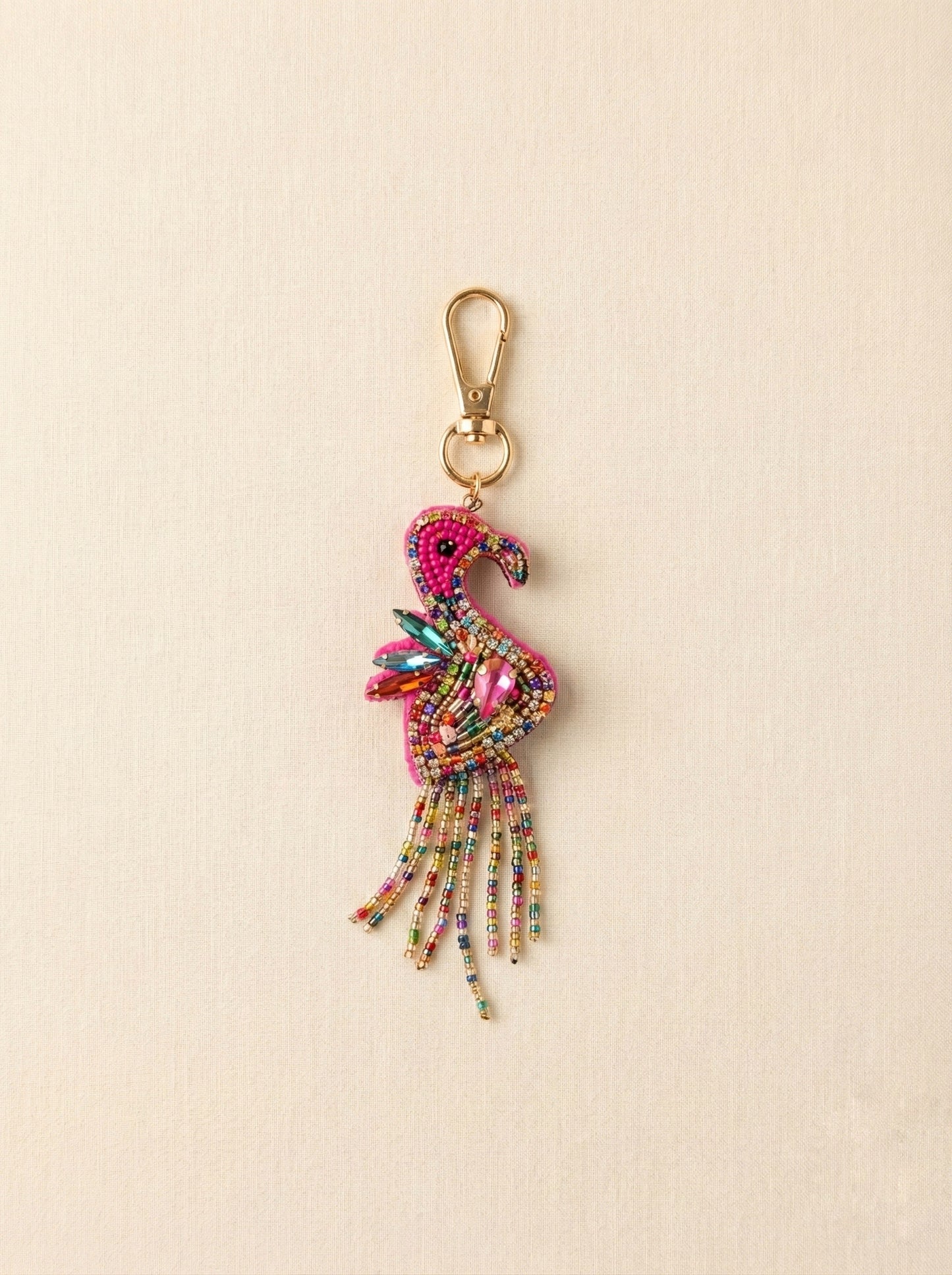 Fiesta Flamingo Keychain