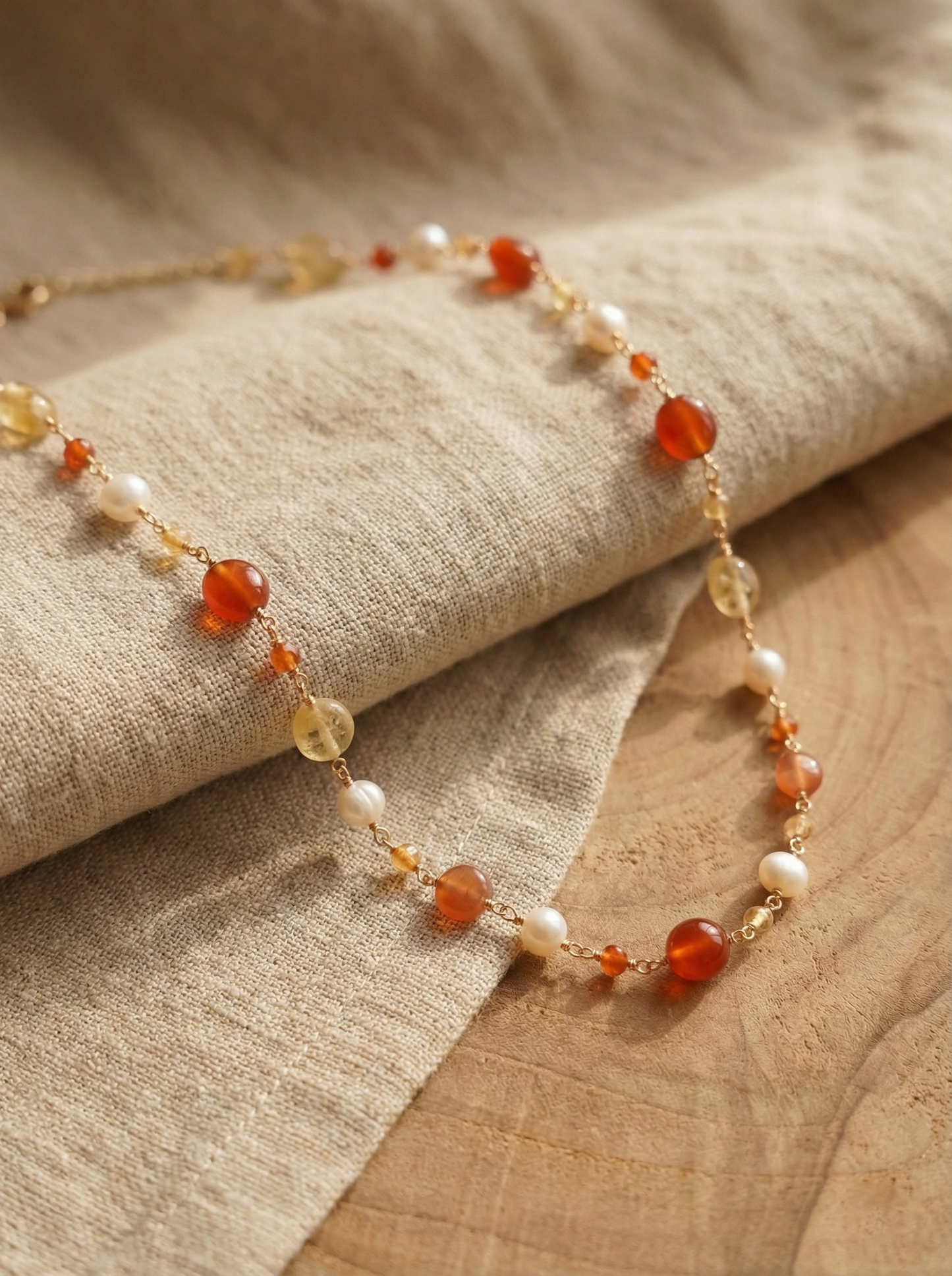 Honey Dot Chain Necklace