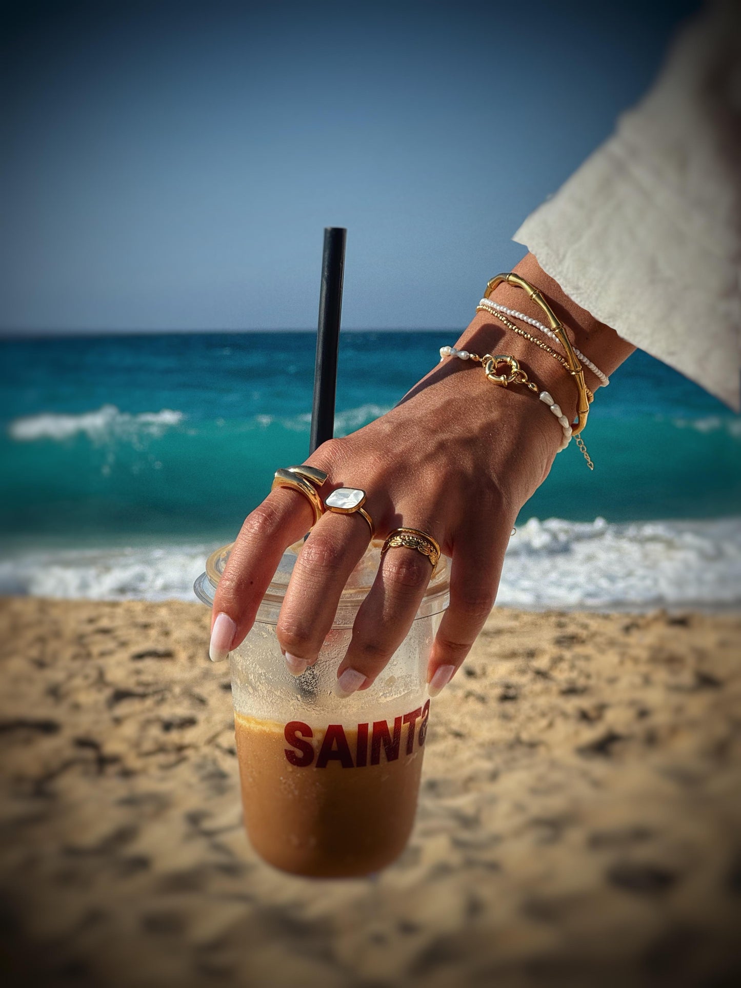 White Serenity Bracelets Set