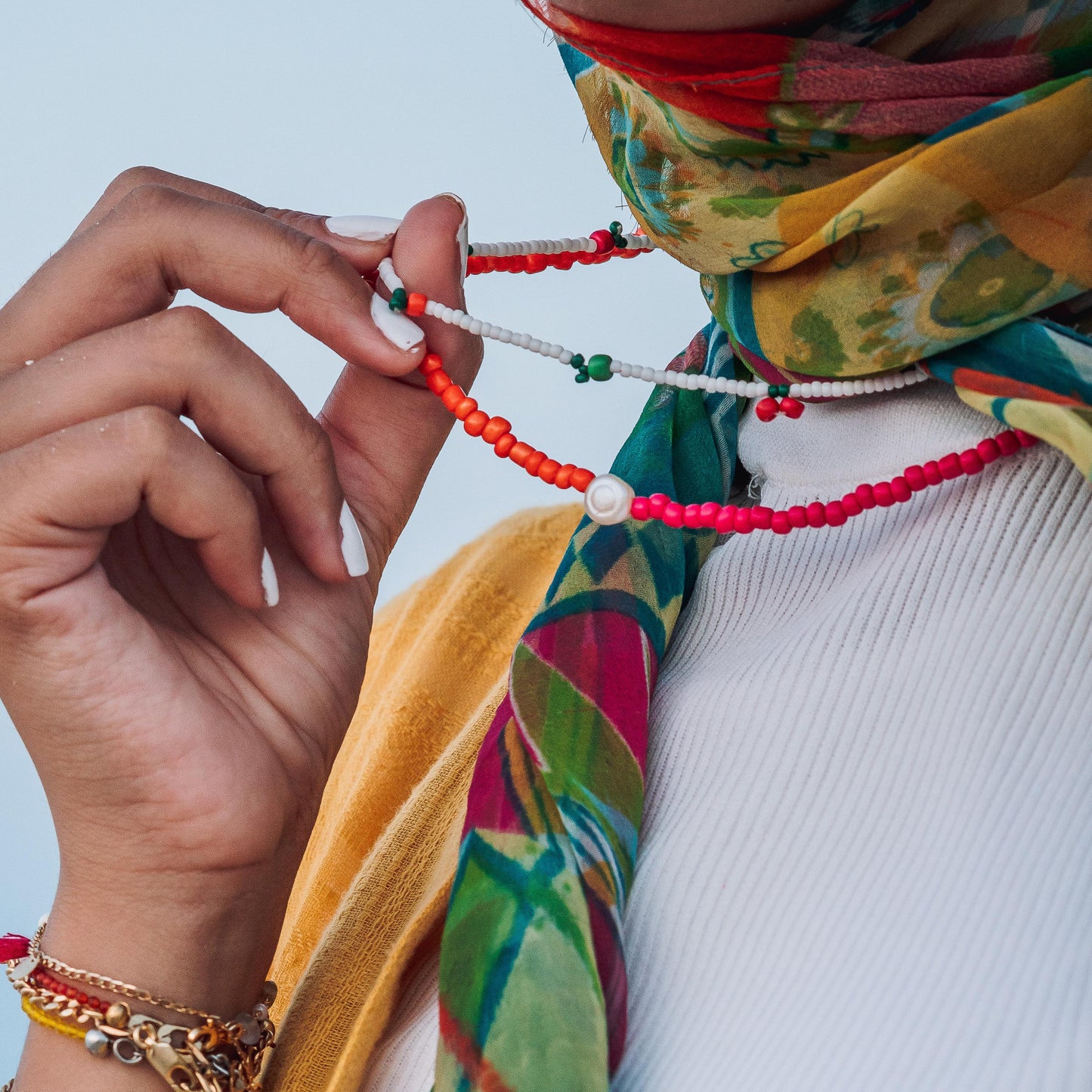 Tropical Glow Necklaces Set
