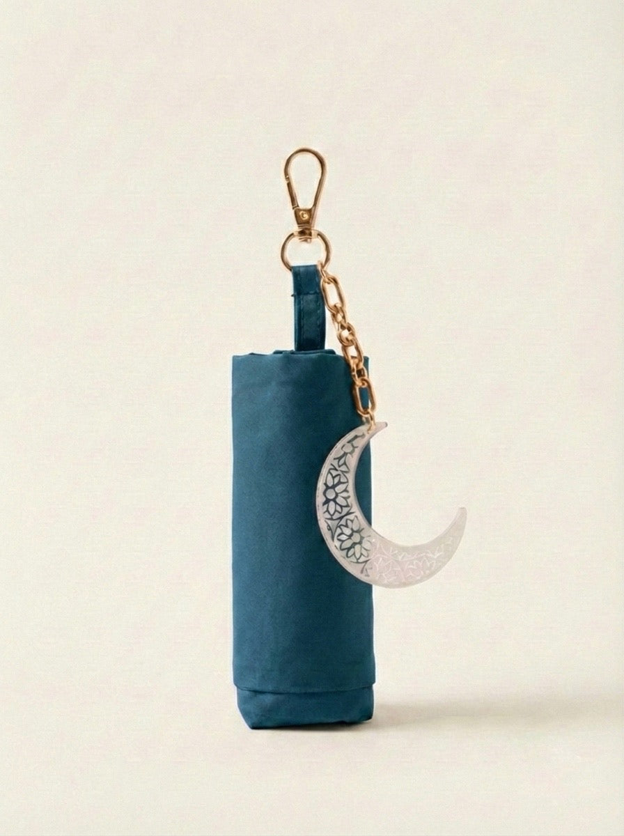 Muted Teal Pocket Prayer Mat Keychain