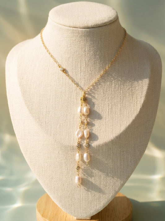 Pearl Cascade Necklace