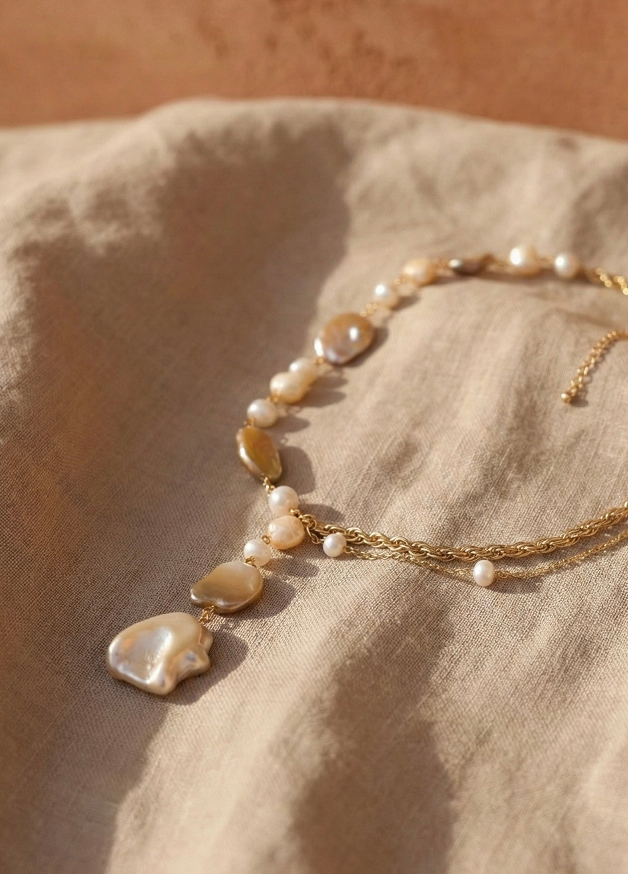 Desert Muse Short Lariat Necklace