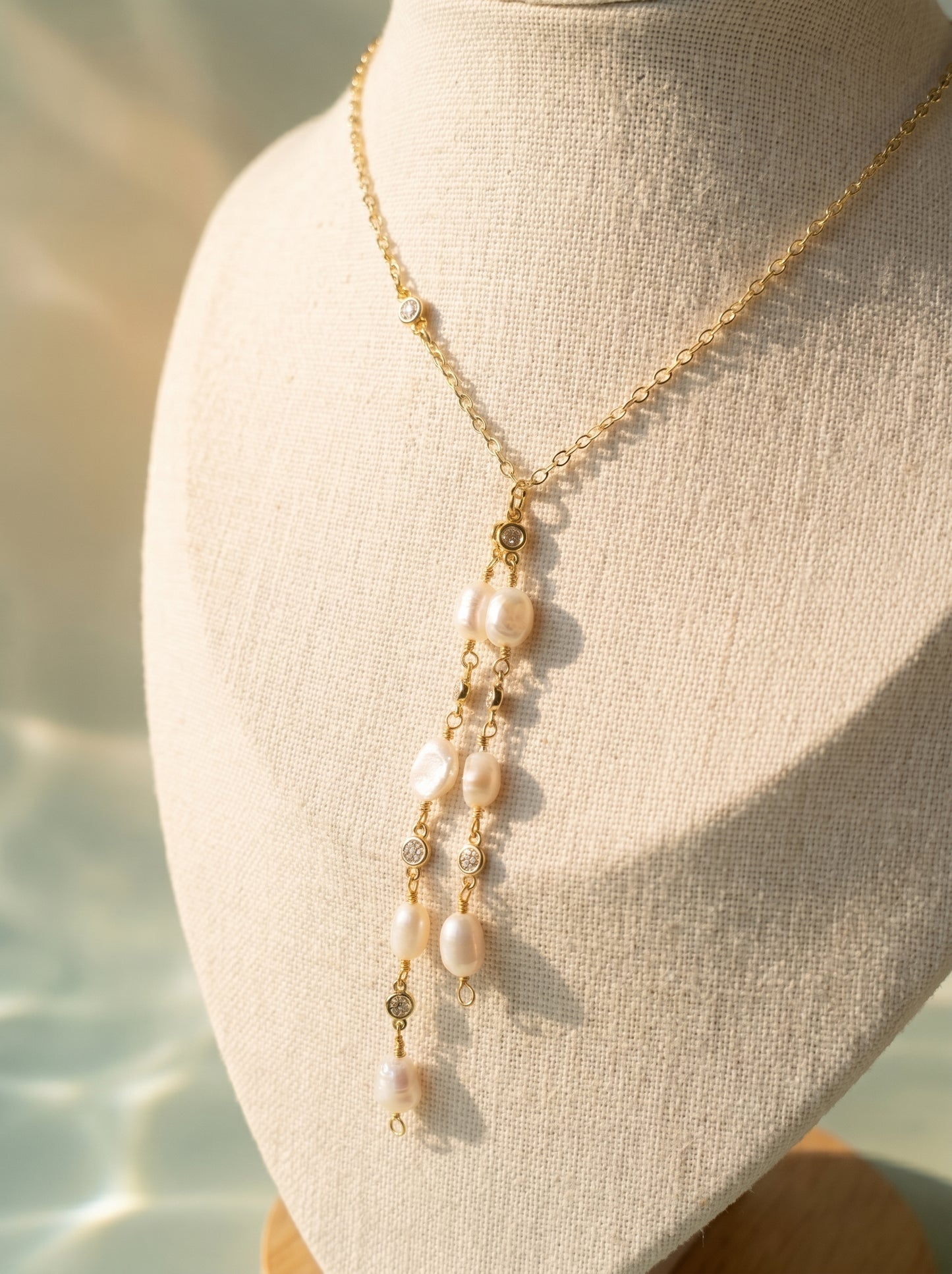 Pearl Cascade Necklace