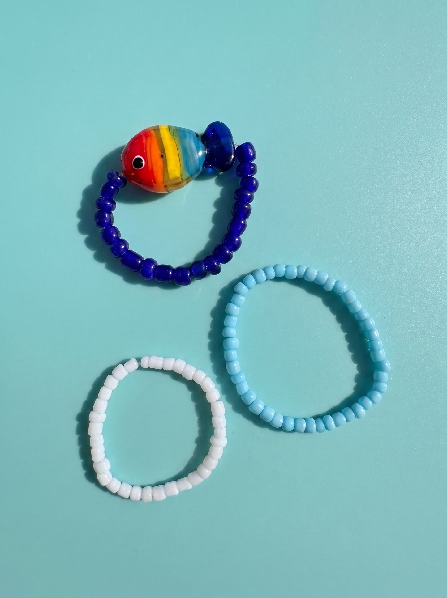 Coastal Blue slides bands