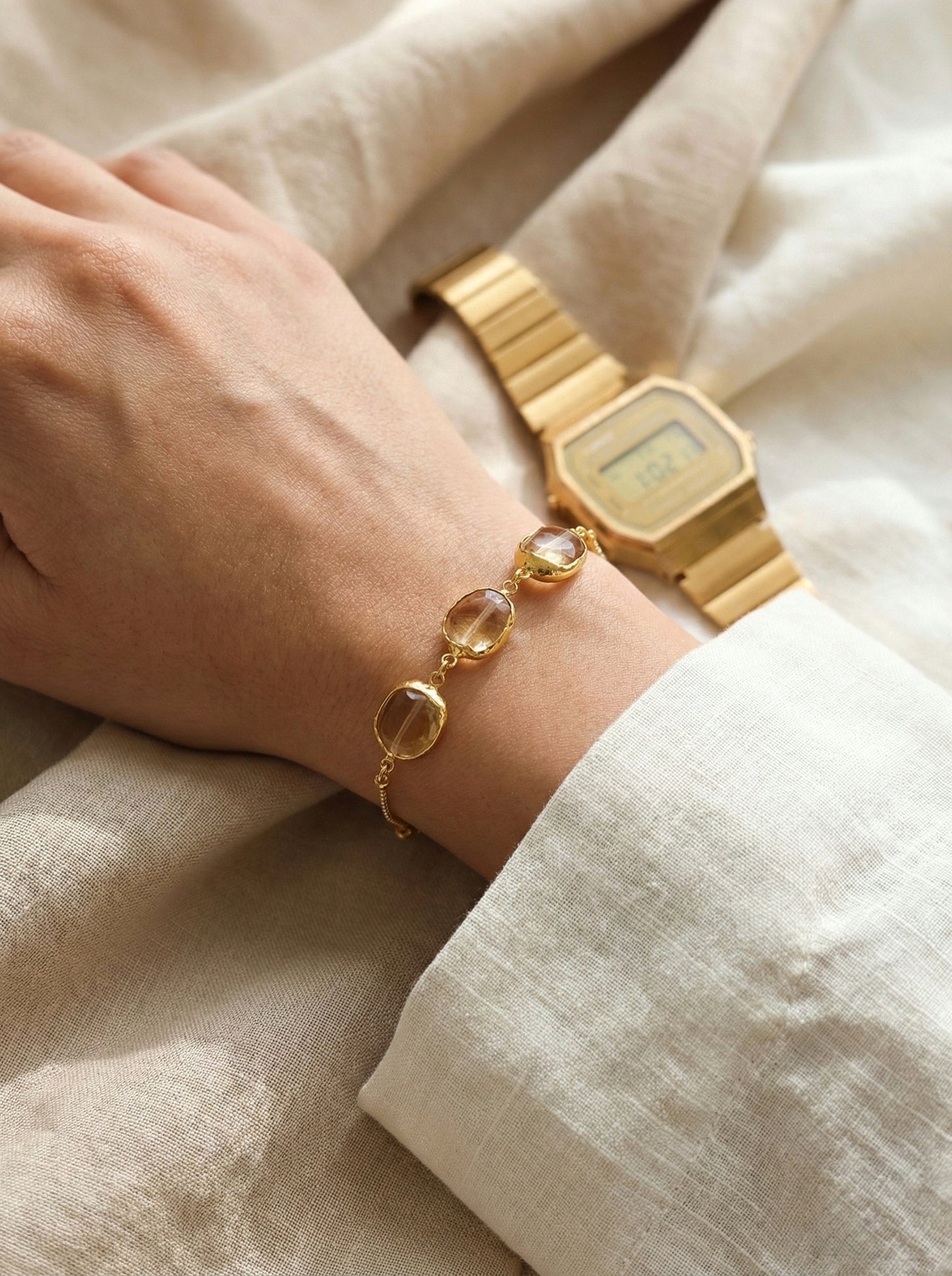 Honey Citrine Bracelet