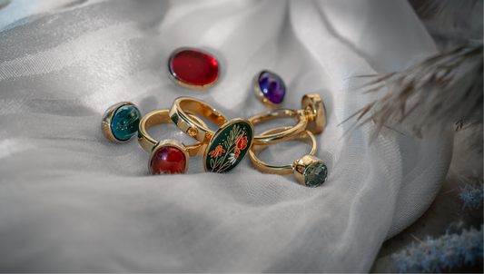 Togglie's Flora & Agate Charms