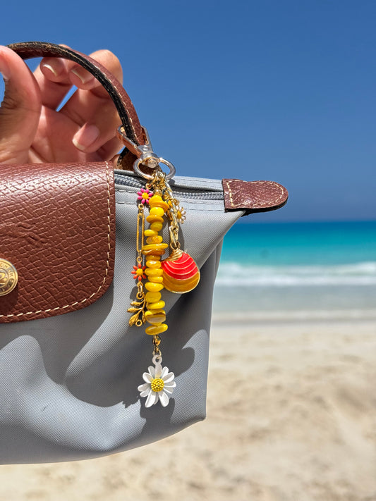 Coral Bloom Bag Chain