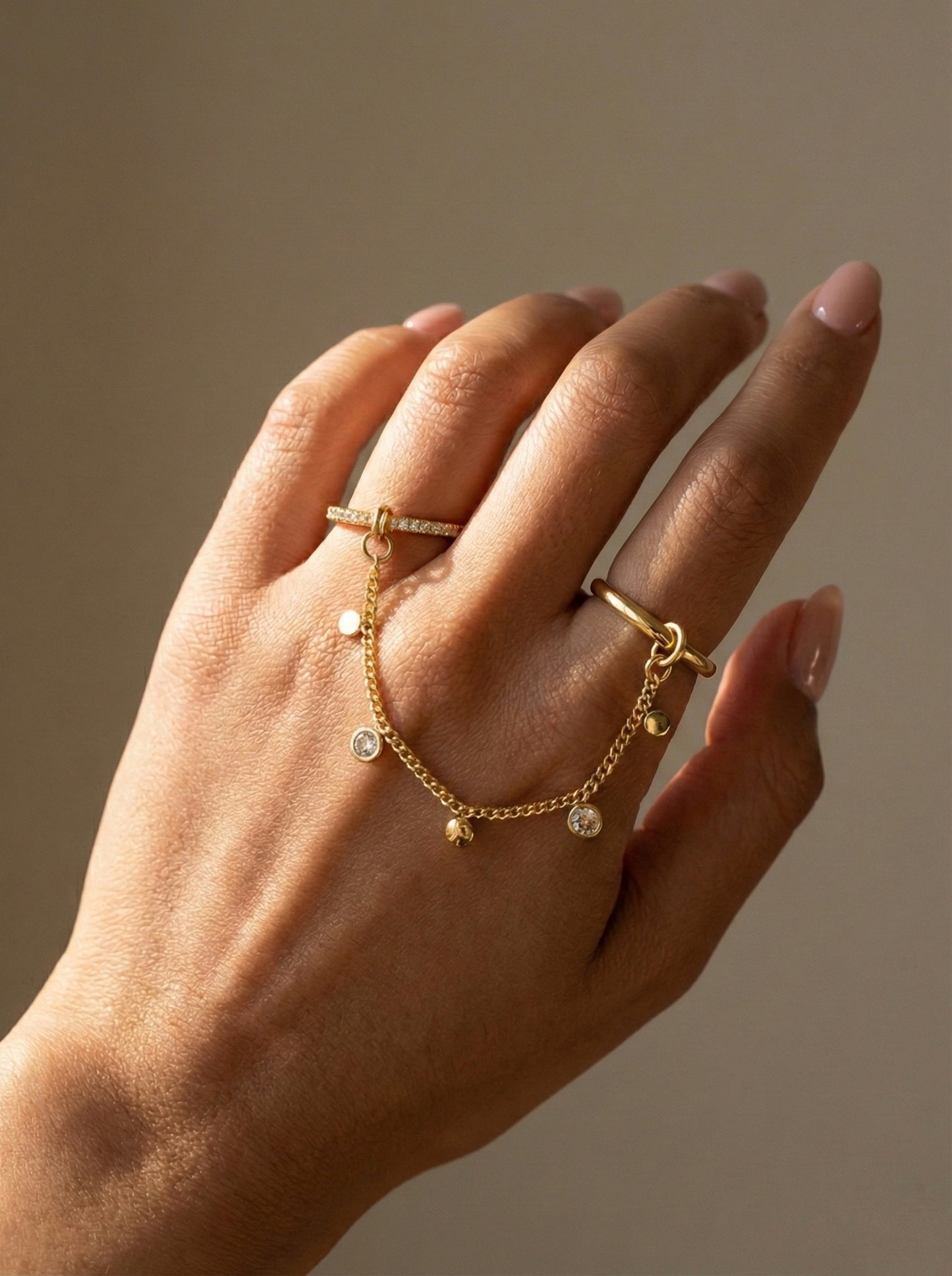 Linked Glow Chain Ring