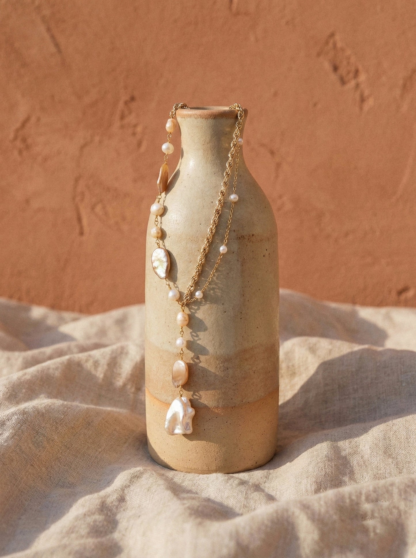 Desert Muse Short Lariat Necklace