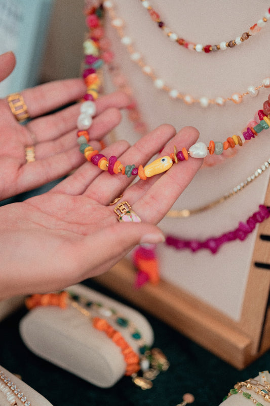 Seashell Skittles Necklace