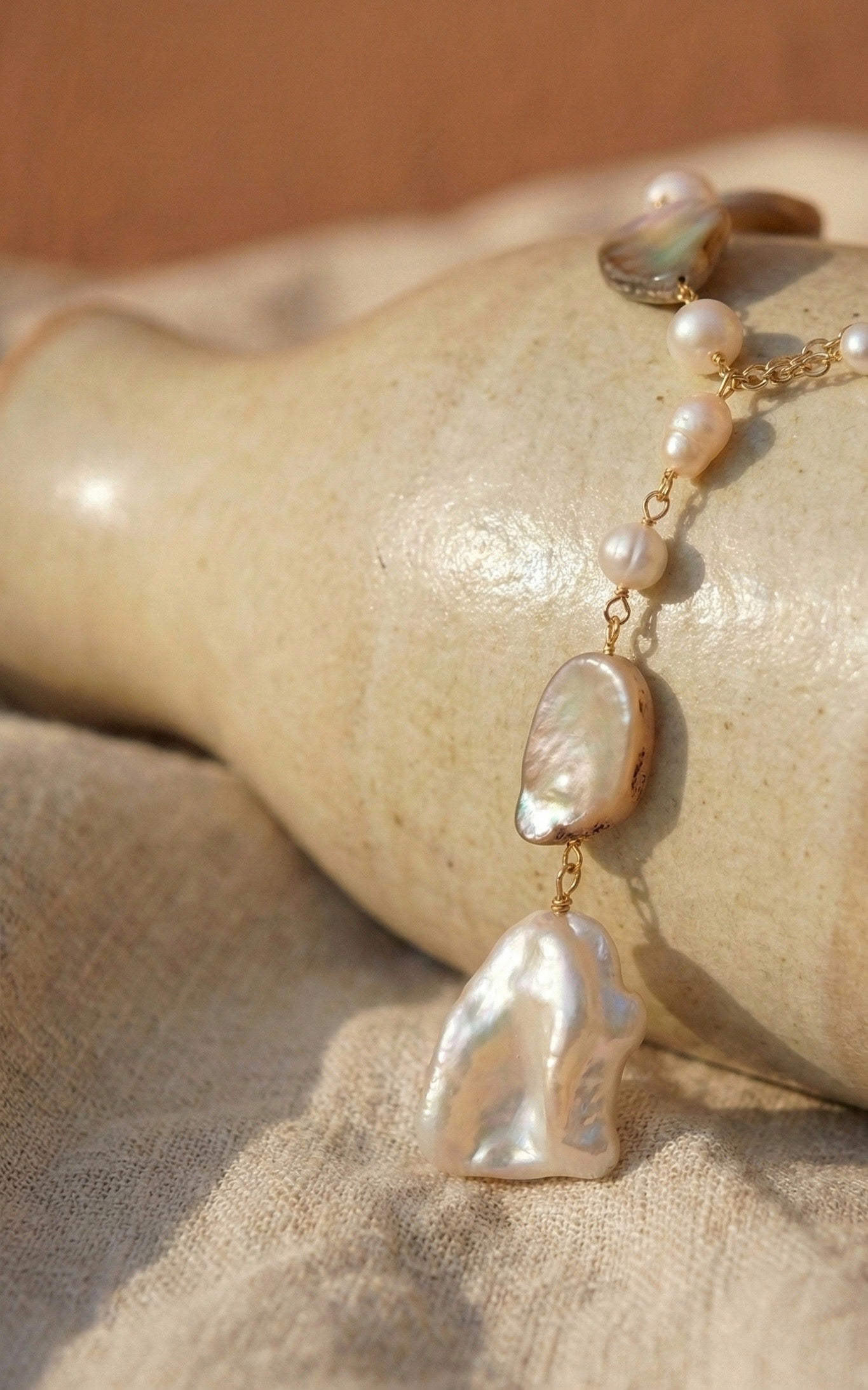 Desert Muse Short Lariat Necklace