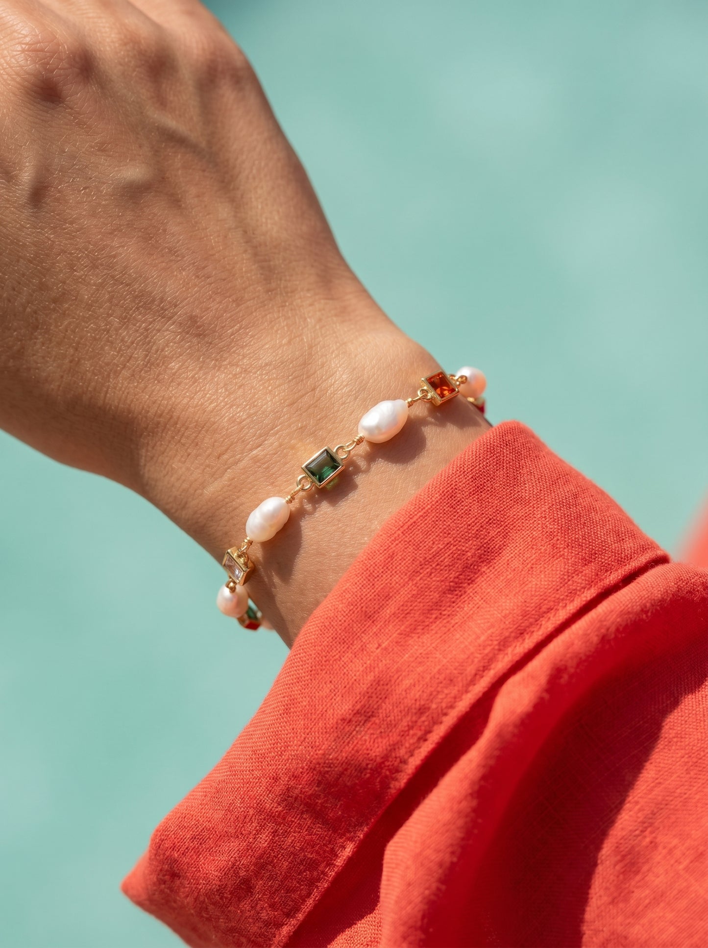Dolce Pearl Gem Bracelet