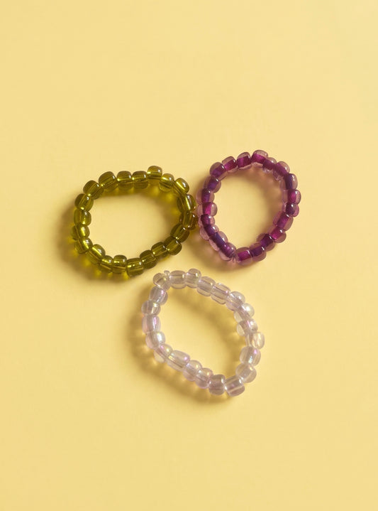 Gummy glaze slides bands