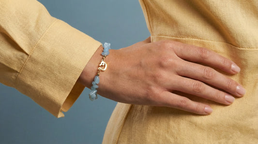Clouddrop Initial Bracelet