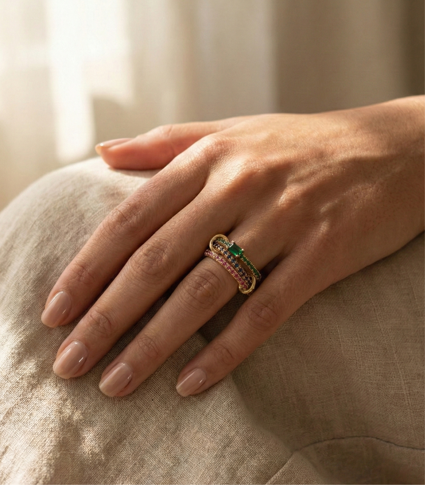 Polychroma Stacked Ring