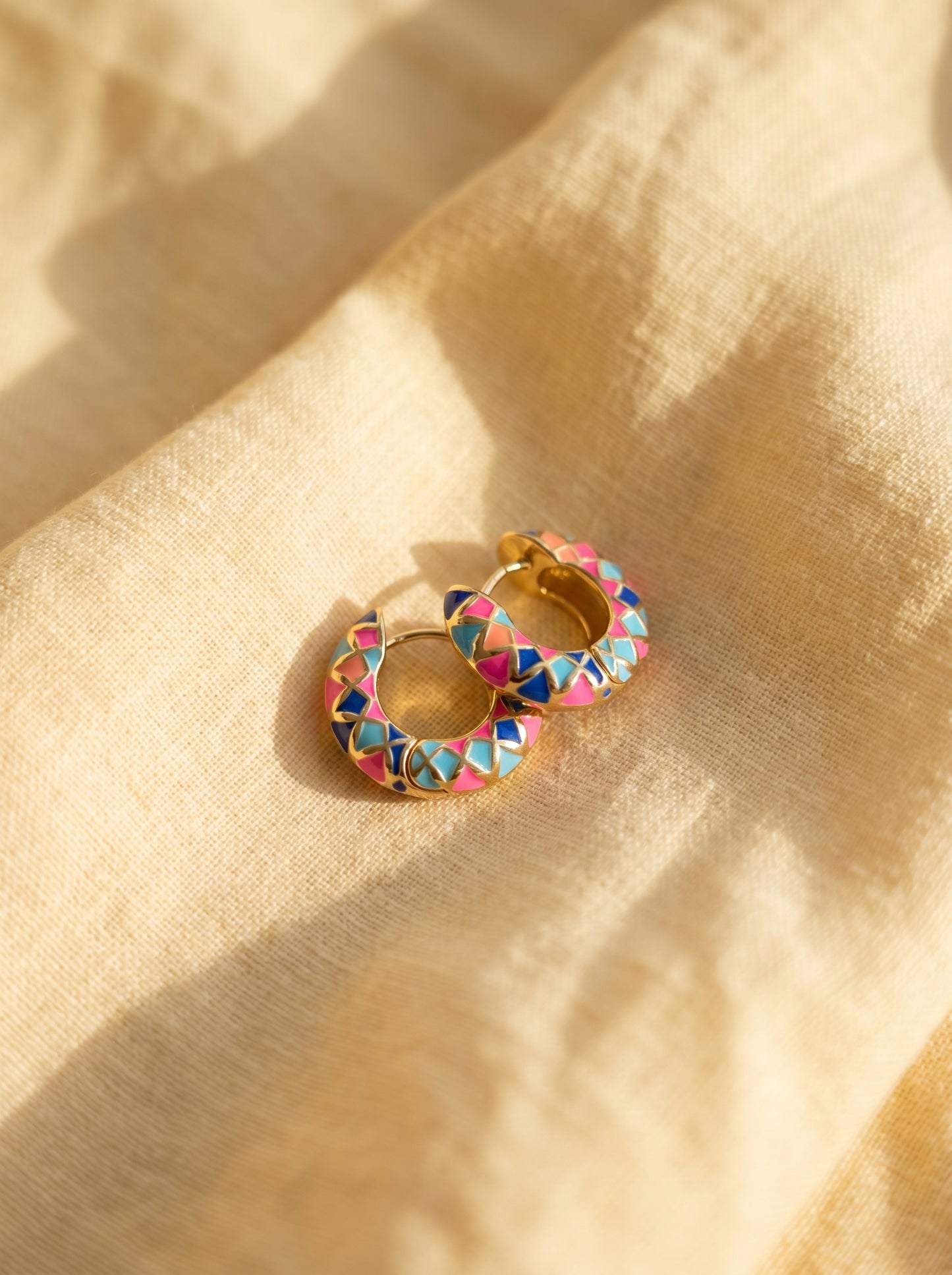 Mosaic Pop Hoops