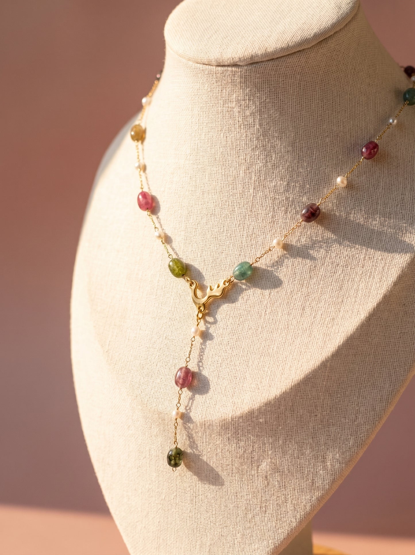 Jelly Bean Initial Necklace