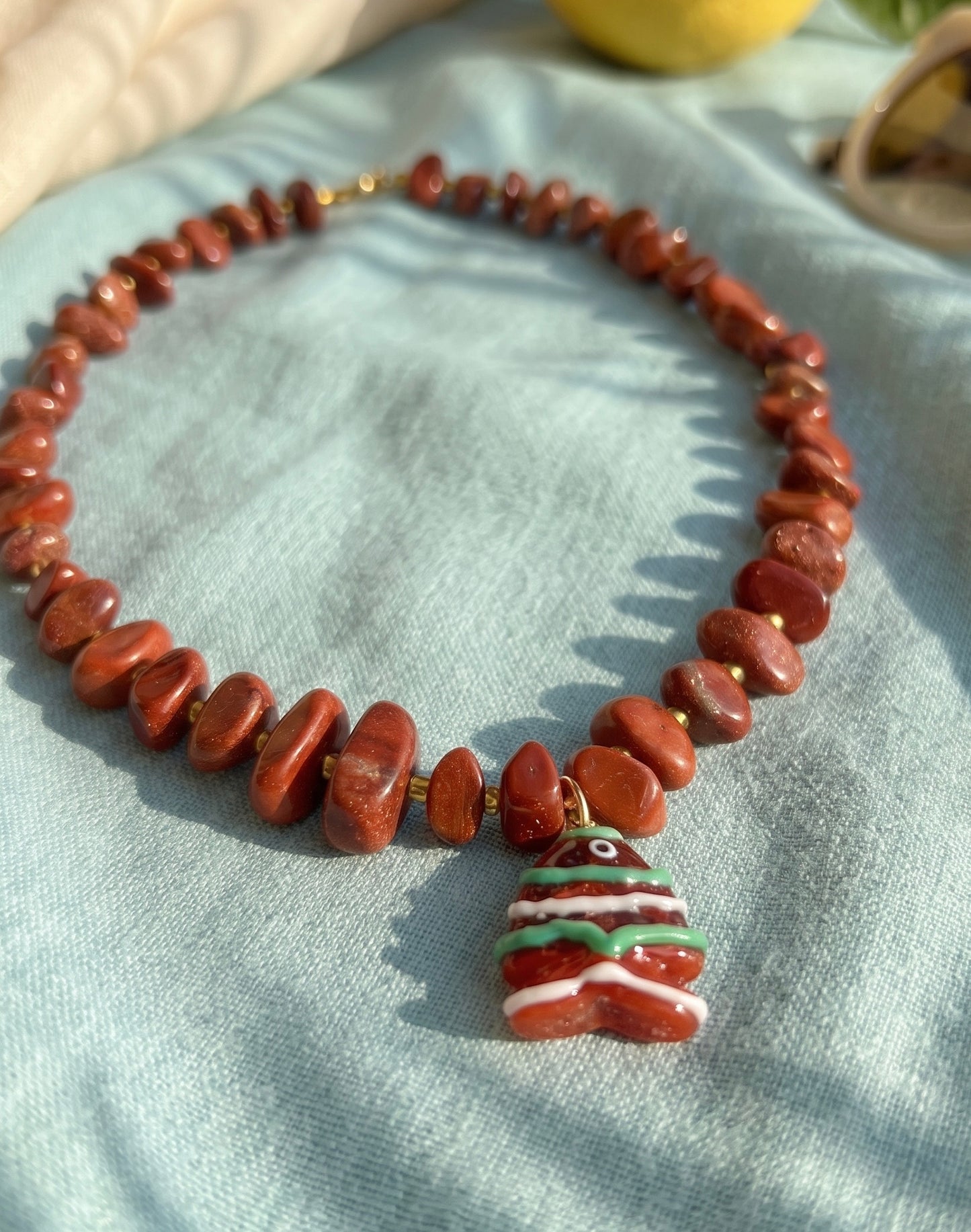 Terracotta Fish Necklace