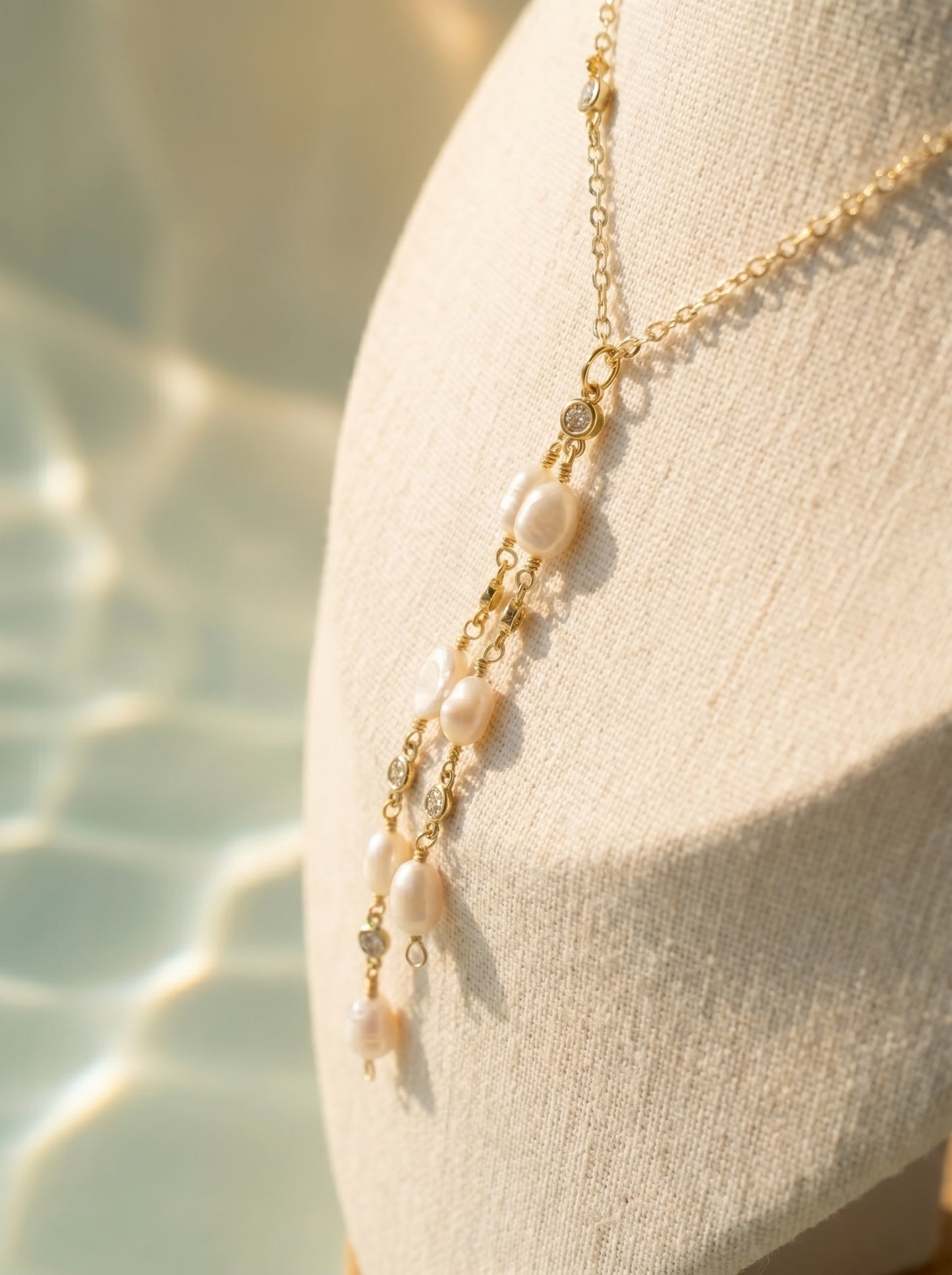 Pearl Cascade Necklace