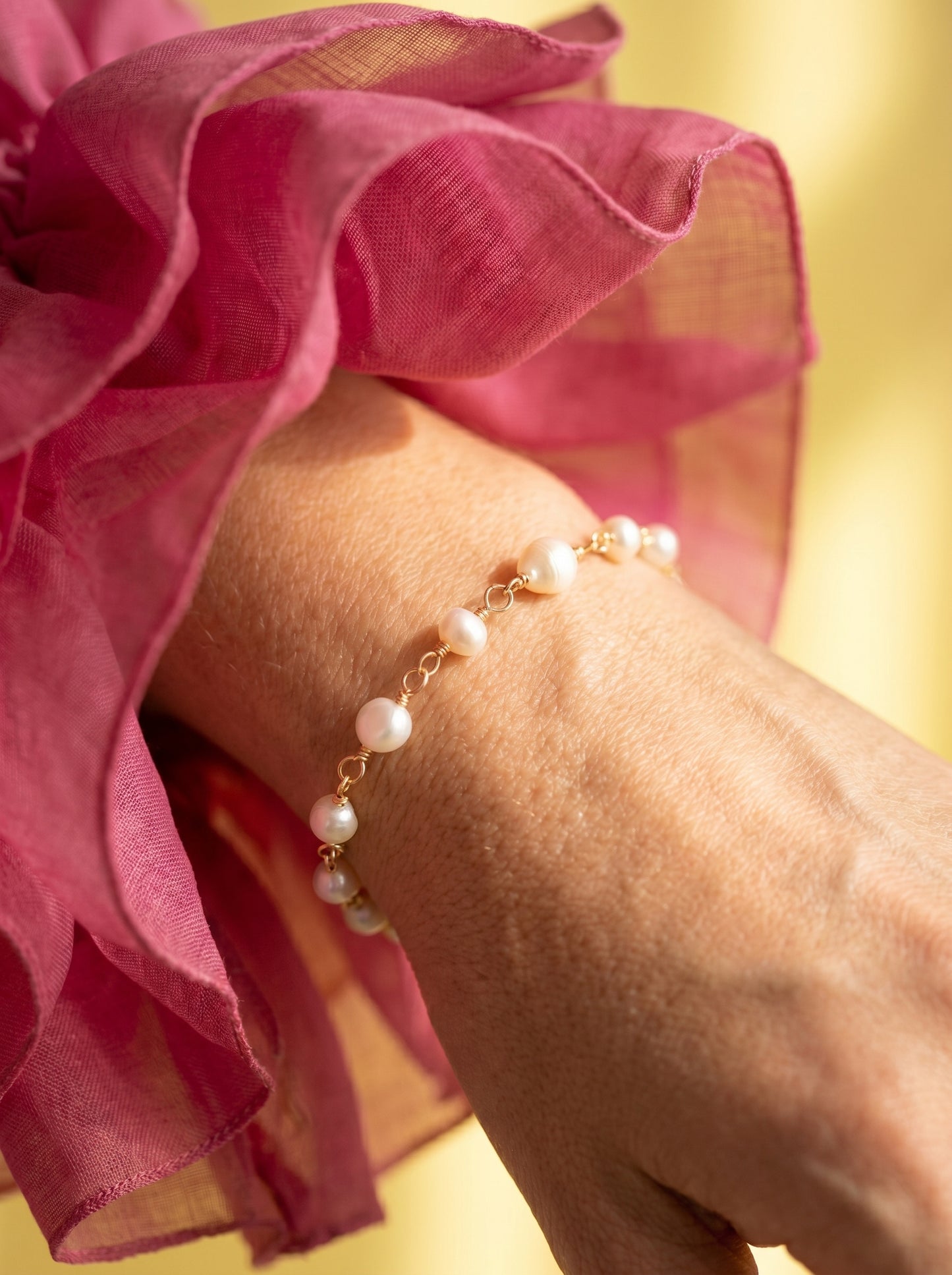 Vanilla Pearl Bracelet