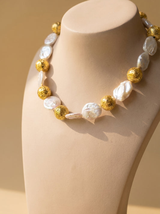 Solar Pearl Necklace