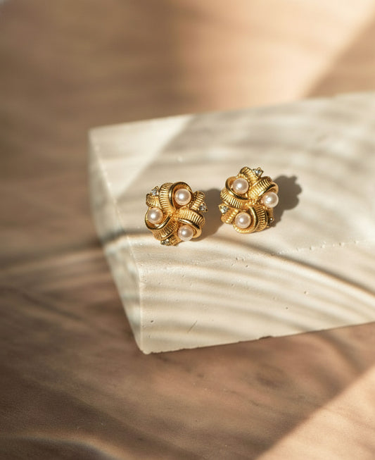 Pearl Bloom Studs
