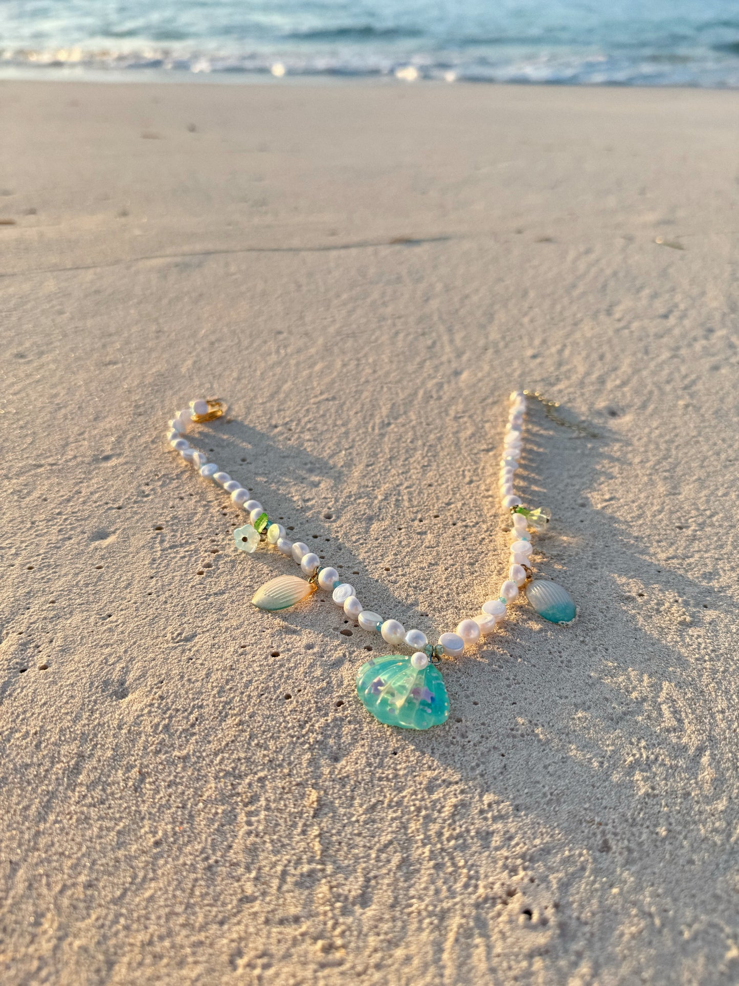 Seashell Spark Necklace