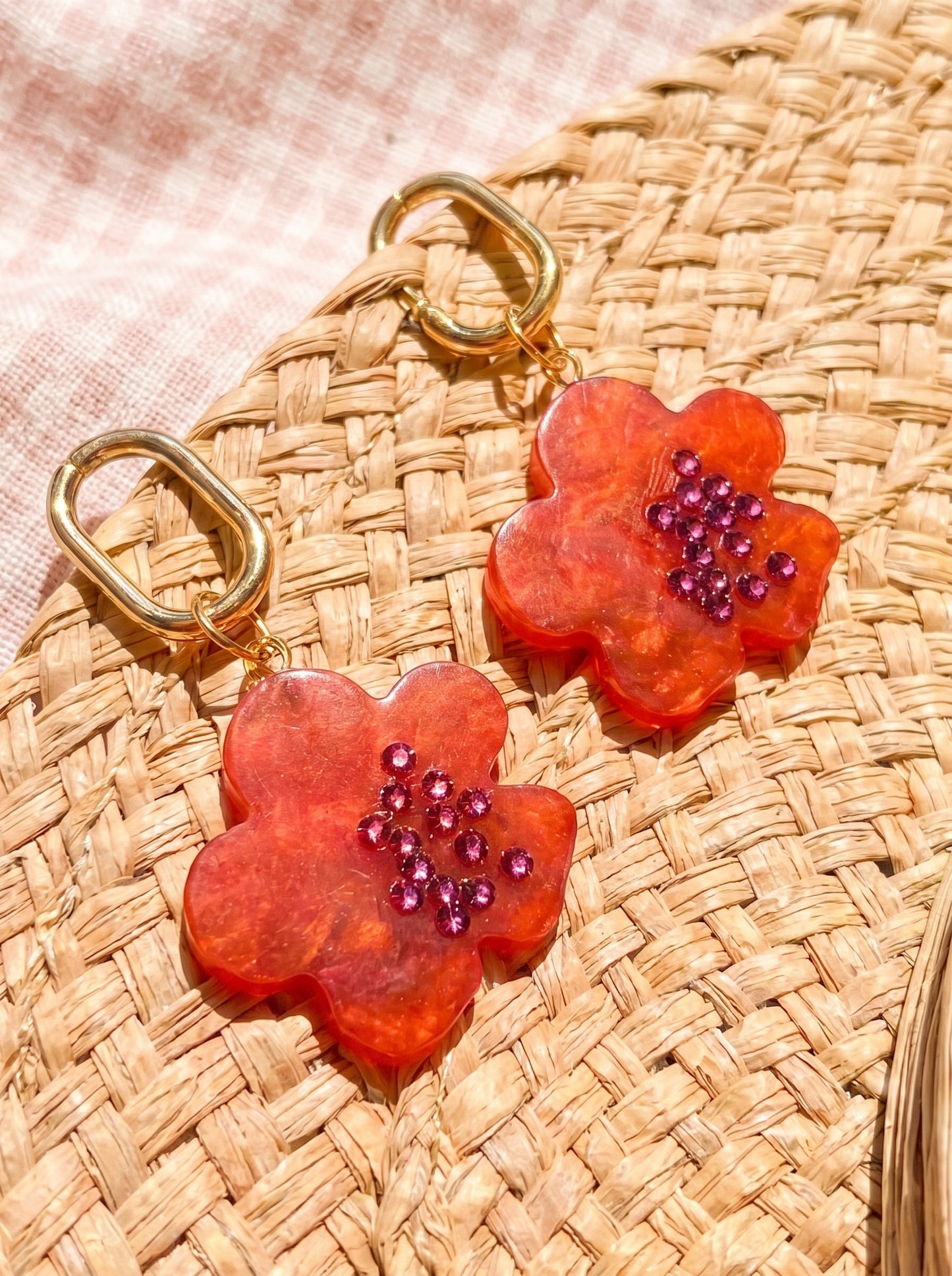 Hibiscus Bloom Earrings